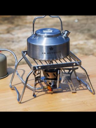 户外迷你不锈钢炉头支架烧烤架套锅烤盘可折叠架子露营装备 #炉头支架 #迷你支架 #烧烤架户外 #炉头支架 #可折叠支架@DOU+小助手