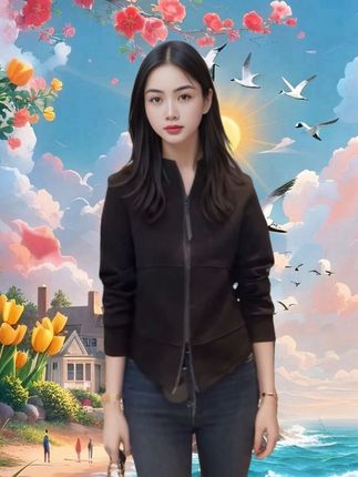 简约设计感修 身型拉链女常规款薄款秋季卫衣外套女#早秋穿搭三分钟出门不是梦 #小个子初秋显瘦穿搭 #一条半身裙搞定一周通勤穿搭 #早秋通勤出游穿搭一起拿捏 #秋季日常实用穿搭思路分享