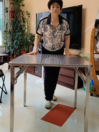 #便携式户外烧烤摆摊露营折叠桌#家里小户型吃饭学习打牌娱乐桌#