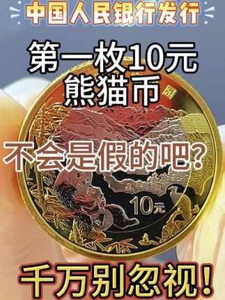 大熊猫纪念币 #纪念币#收藏#硬币#钱币@抖音小助手 @抖音创作小助手