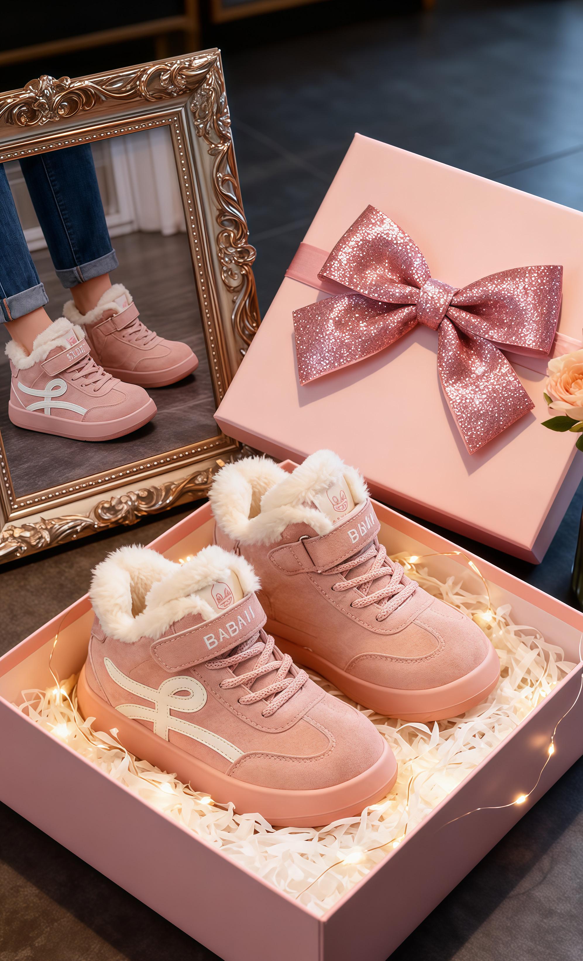 芭芭鸭2025潮款雪地靴太懂娃心!男女童款都有,女童款缀着小绒球超可爱。东北大棉款暖到能揣小暖炉,二棉款适合稍暖地区。鞋面防雪溅,鞋底防滑,娃在雪地里追跑也不怕摔。一脚蹬设计超方便,穿脱不用妈妈帮忙。爆款不是吹的,暖乎乎又时髦,过冬就靠它啦~#儿童雪地靴 #品质童鞋 #儿童运动鞋 #儿童棉鞋 #上热门🔥 @抖加🔥上热门🔥dou+🔥热点宝