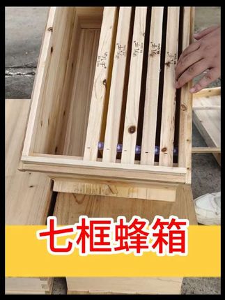 不到一百元三套七框中蜂箱 #七框蜂箱 #30元蜂箱 #蜜蜂箱