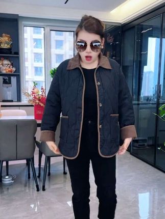小香风棉服外套,宽松舒适轻薄大码穿到200斤#棉服上身好看又遮肉#轻薄棉服#超便宜超划算#遮肉显瘦穿搭