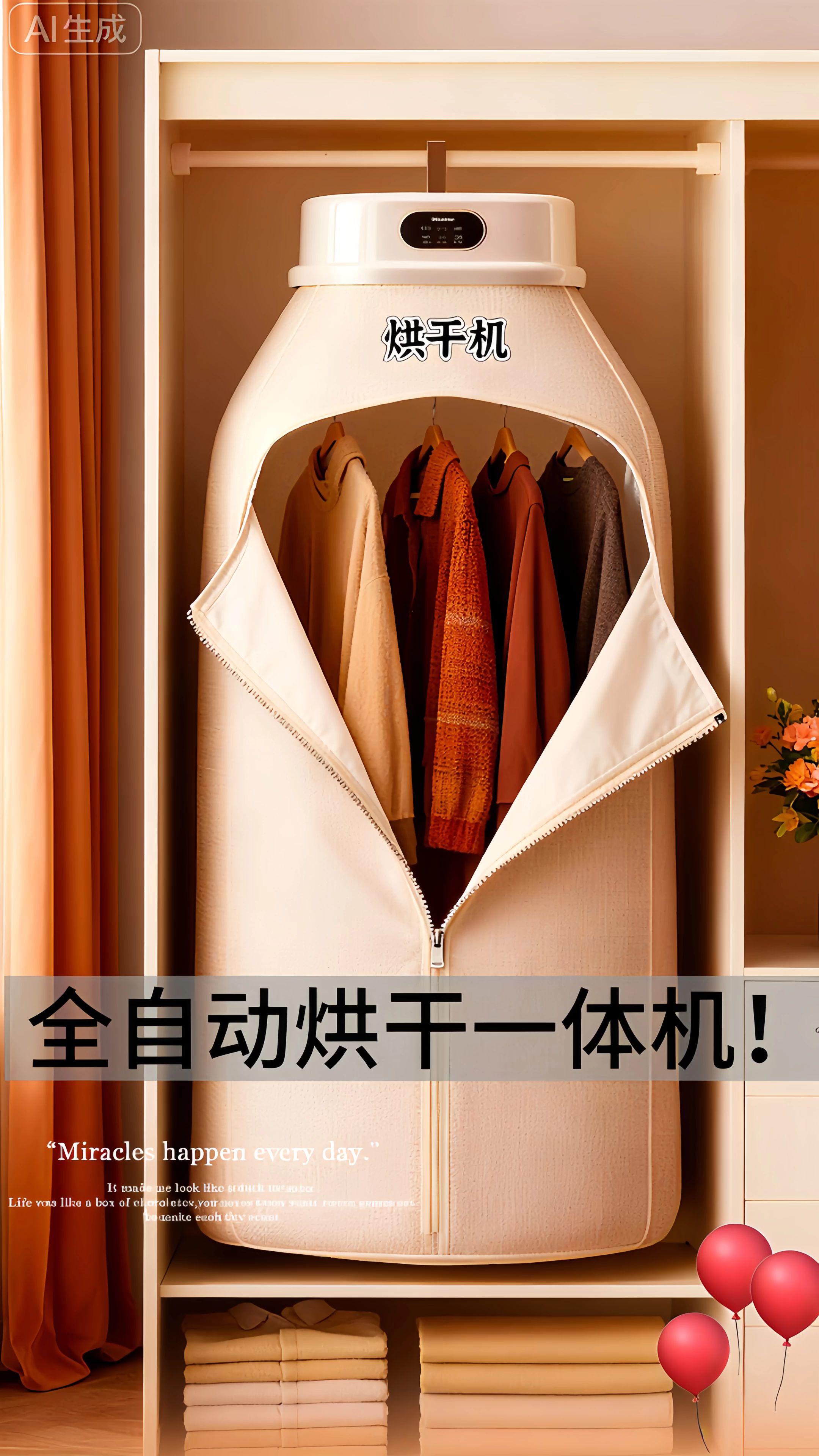 梅雨季“湿”:有这台烘干机,从此告别“晾不干”的烦恼 连绵的梅雨季,是每个家庭的“湿”意考验——洗好的衣服晾满阳台,一周过去仍带着潮气;宝宝的衣物换得勤,却总等不到干爽的那一刻;甚至衣柜里的外套,也悄悄沾染上闷闷的霉味。 但有了这台烘干机,梅雨季的“湿”望瞬间被打破。它能快速烘干全家衣物,无论是厚重的外套、贴身的内衣,还是宝宝的小袜子,都能在短时间内变得干爽蓬松,还能有效去除潮气和异味,让每一次穿衣都像晒过暖阳般舒服。 不用再看天气脸色,不用为晾衣空间发愁,更不用忍受梅雨季的“湿”扰。这台烘干机,是梅雨季里的“干爽守护者”,让你轻松告别“晾不干”,每天都能穿上干爽又安心的衣服。#干衣机 #衣服收纳 #家居好物 #实用分享