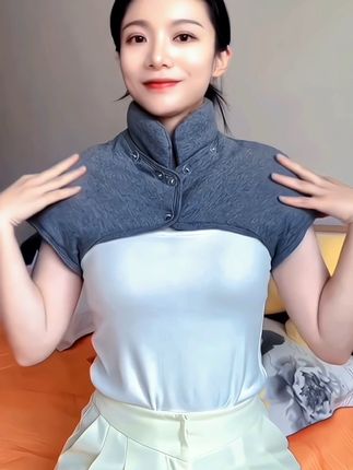 中老年人睡觉防冻护肩坎肩 女士小坎肩 产妇月子秋冬保暖防寒护颈椎#护肩小坎肩 #护肩小棉袄 #保暖背心 #护肩保暖 #礼物