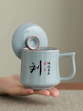 清新高级的汝窑陶瓷#马克杯 #陶瓷定制马克杯 #茶器之美 #高端陶瓷 #茶具