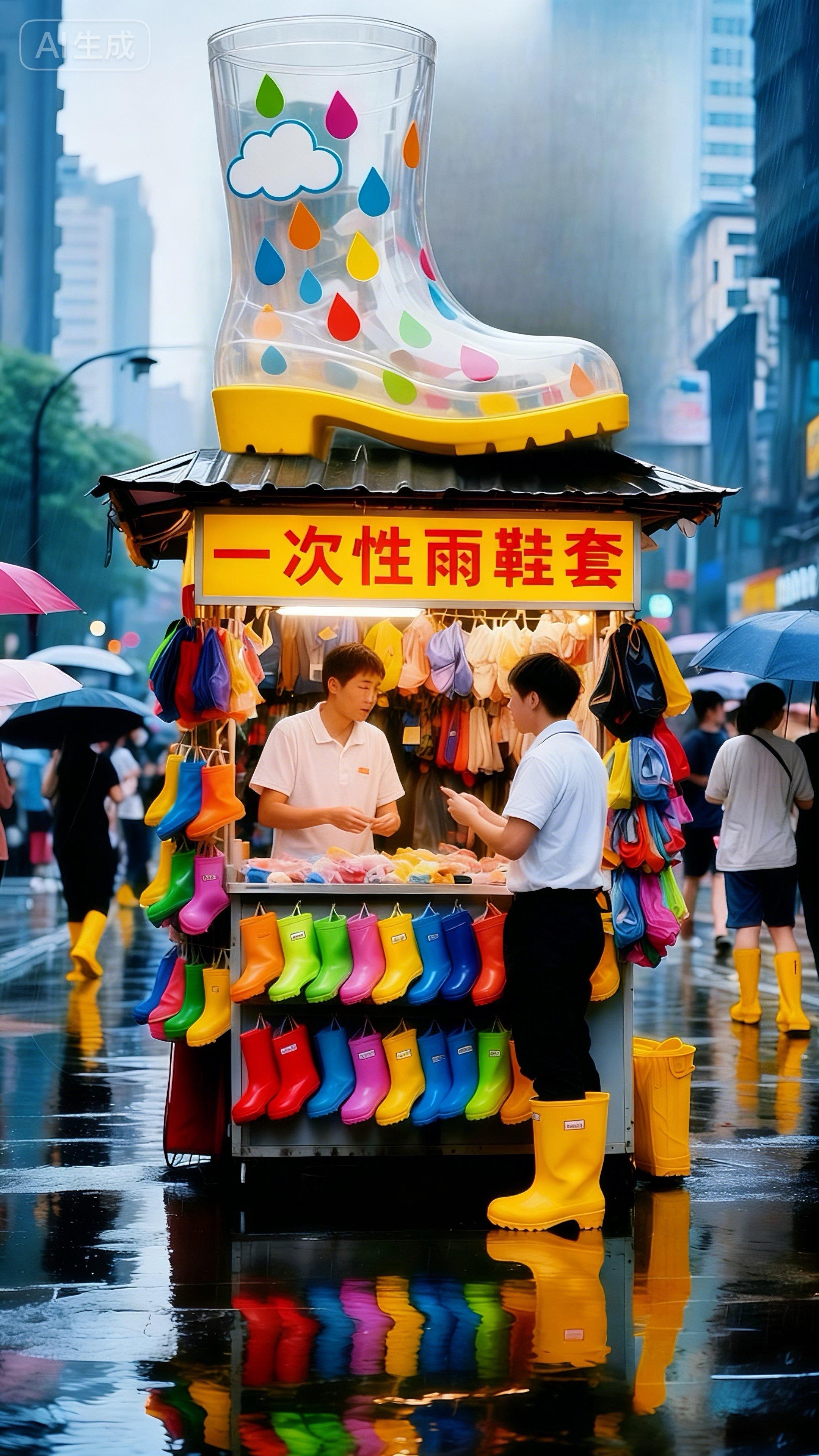 超萌一次性卡通雨鞋套来啦! 遇到下雨天再也不怕啦!这款一次性卡通雨鞋套,颜值超高,图案超可爱。而且防水性超棒,防滑底纹走路超稳,重点是便携又实惠,放包里不占地,随用随拿#一次性卡通雨鞋套 #雨天必备 #雨天 #下雨了我说的不是天气 #下雨天