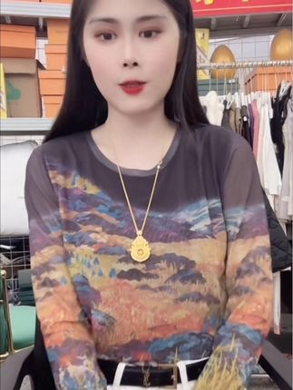 #网纱打底衫#面料柔软舒适 #休闲百搭#洋气减龄#物美价廉
