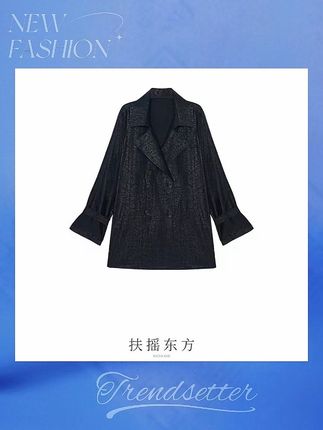 香云纱100桑蚕丝龟裂纹加宽加大风衣 金雀绫【扶摇东方】香云纱100桑蚕丝龟裂纹加宽加大风衣#中华服饰之美#香云纱#桑蚕丝 #龟裂纹香云纱 #大码女装