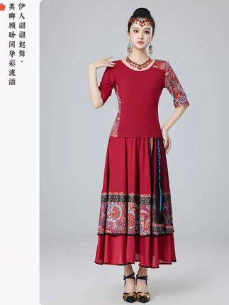 古典民族风舞蹈服#高端大气 ##优雅气质 #秀出新国风