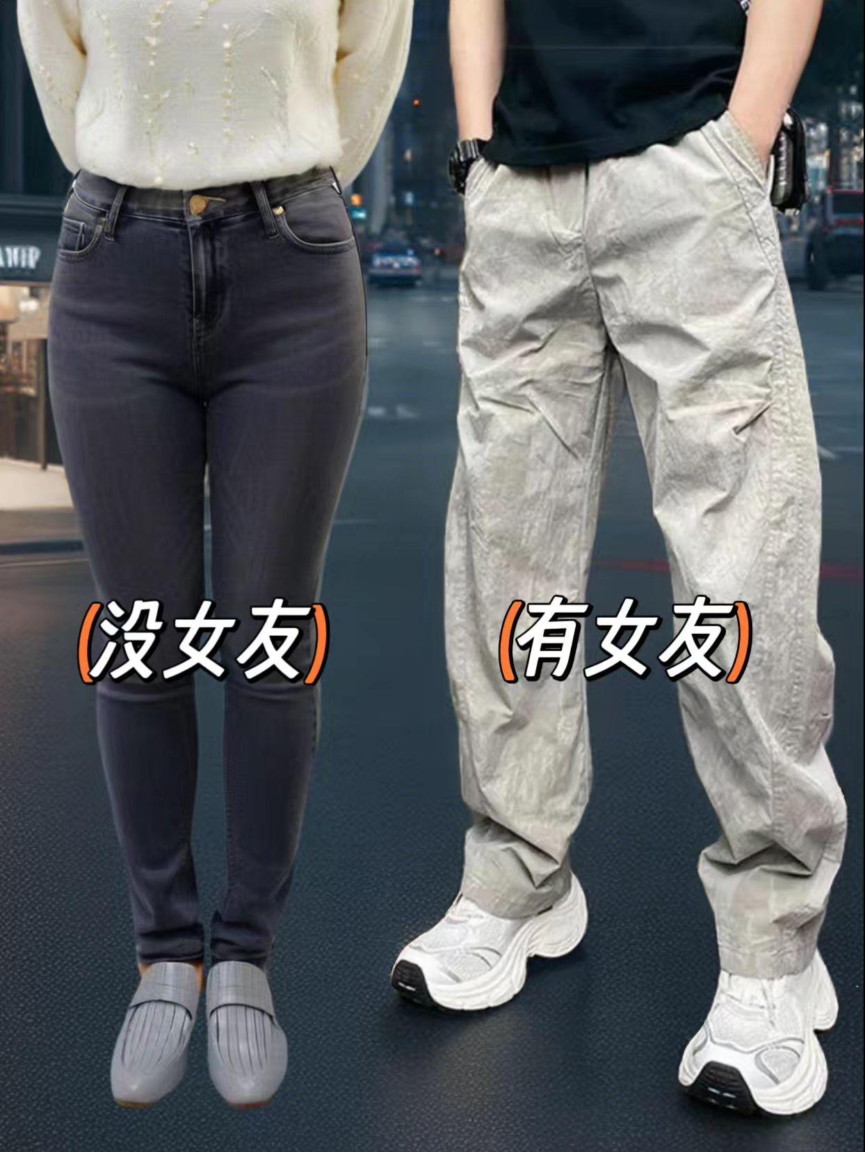 宽松直筒潮流薄款休闲裤。#ootd穿搭 #男士休闲裤推荐 #今天穿什么 #夏季简约风服测评 #秋日穿搭