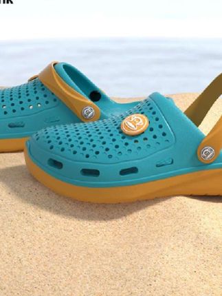 休闲男女同款懒人沙滩拖鞋外穿厚底包头凉拖鞋#夏季穿搭 #透气舒适 #百搭鞋子