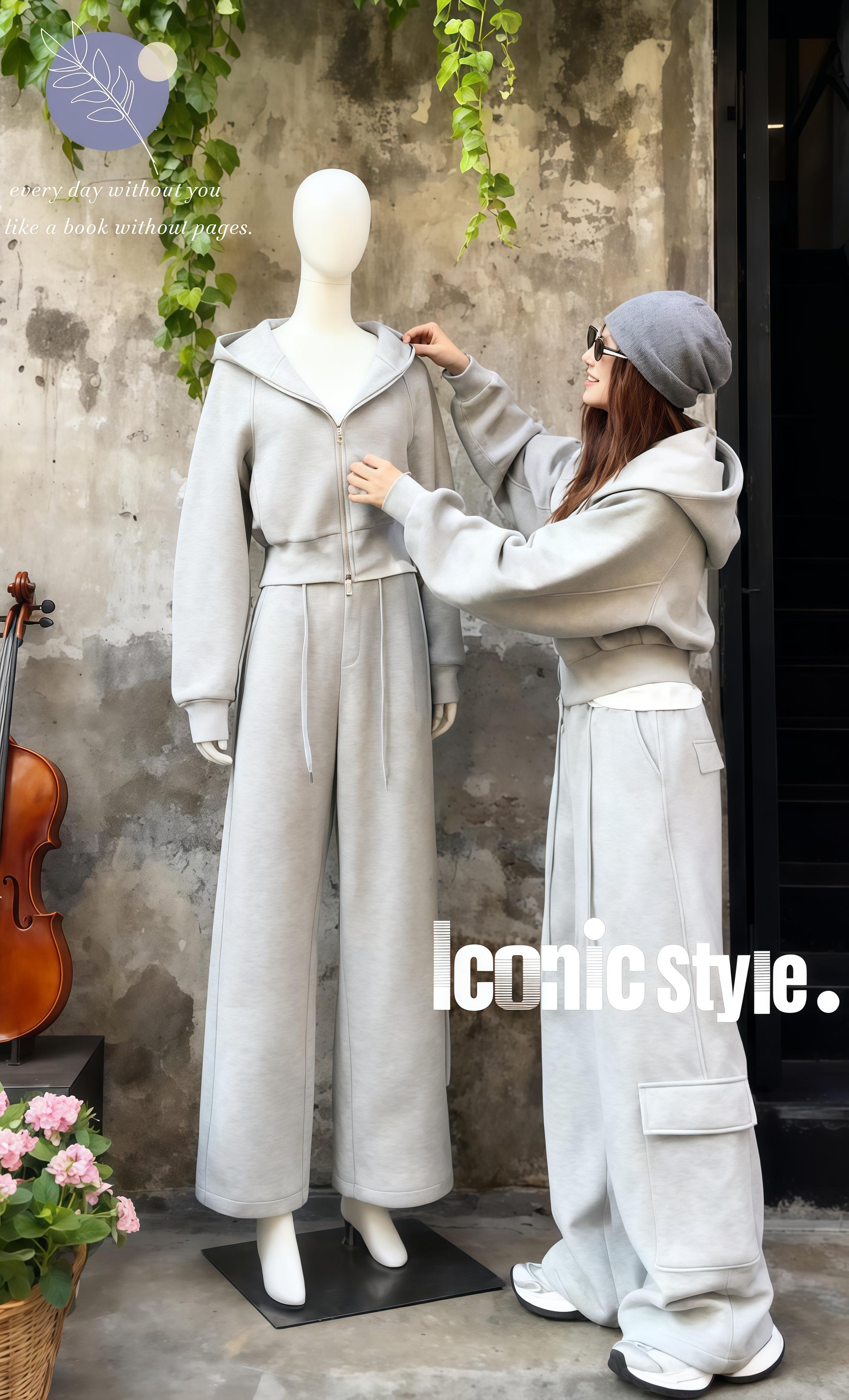 #慵懒风穿搭 #秋冬穿搭 #ins穿搭 #韩版穿搭 #运动套装