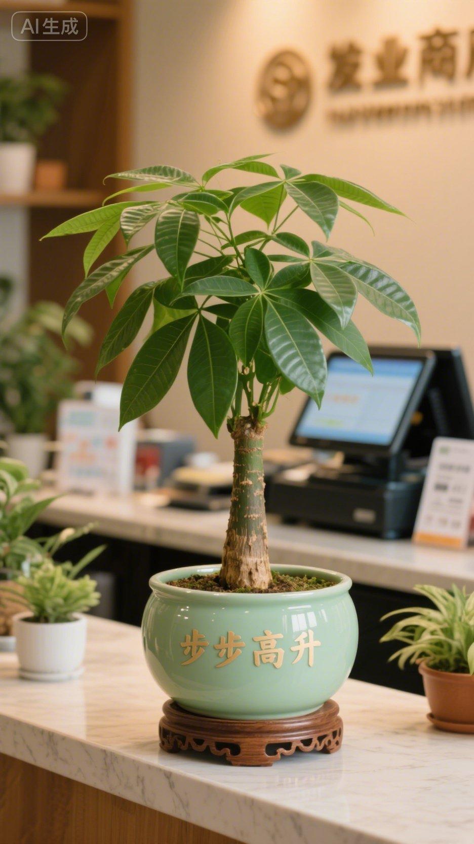 宝子们,这款桌面发财树也太适合摆家里或办公室了吧! 看它主干笔挺精神,枝叶一层叠着一层向上舒展,像在努力生长的样子,四季都是绿油油的,特别有生机。不管放玄关、客厅当装饰,还是搁办公室桌面上,都显得既好看又大气,自带的好寓意更是让人看着就舒心。 最关键是它超省心,喜阴又耐旱,不用天天惦记着浇水,就算是养花新手或者平时比较忙的懒人,也能轻松养得旺。摆着既能添点绿意,还能悄悄净化空气,让周围环境更舒服。喜欢的赶紧入手,给生活添份清新与期盼~ #室内绿植 #一年四季常绿非常好养 #爱生活爱养花 #净化空气#发财树