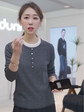 #敦奴#羊毛衫 #面料柔软穿着舒适透气 #显瘦显高显气质