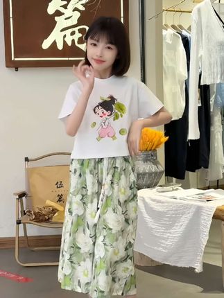 #高品质童装#夏季新款#女童穿搭#女童套装#谁穿谁好看