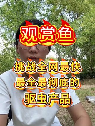 观赏鱼全网最牛的驱虫产品#养鱼经验分享#新手养鱼#养鱼小知识#养鱼日记