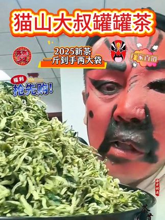 猫山大叔罐罐茶1斤!#秦腔抖起来 #安万秦腔#绿茶 #2025新茶上市