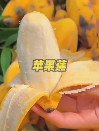 #创作灵感热门话题 #苹果蕉#软糯香甜#自然成熟#现摘现发