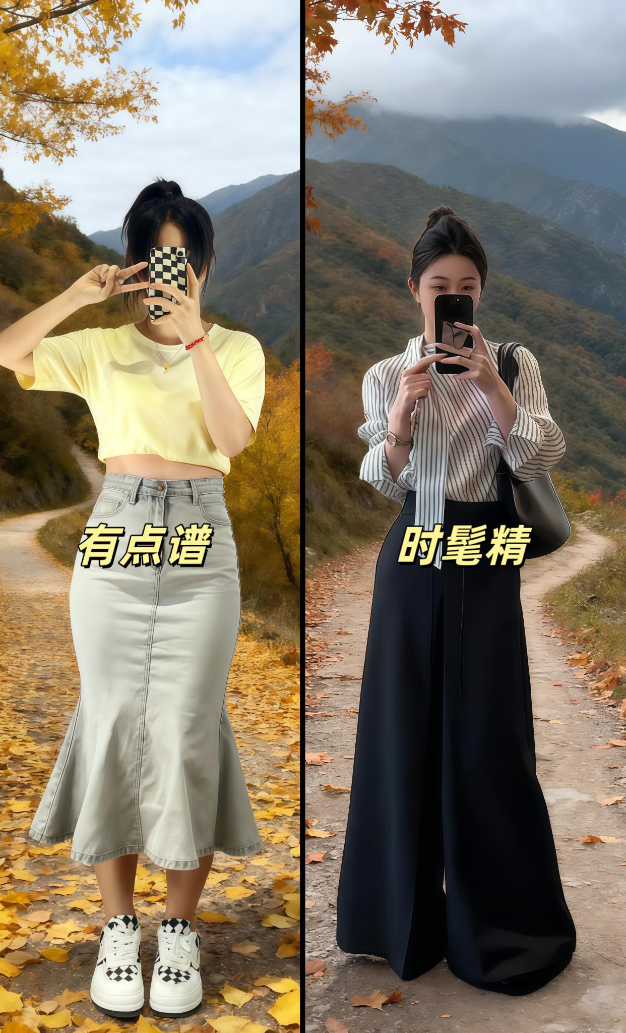 谁懂啊!条纹衬衫+黑阔腿裤这套,直接把职场松弛感焊在身上了! 条纹衬衫自带高级滤镜,领口飘带藏着小心机,宽松垂坠感把小肉肉全遮住,搭黑色阔腿裤一穿,清冷范儿瞬间拉满——站在花墙前像自带气场的大女主,出门被追着问链接都不意外! 最绝的是“场景通杀”!上班穿是干练时髦精,咖啡探店是松弛氛围感,临时见客户套上也不慌,自带高级感滤镜,美到想按头安利给所有人! 不用费心搭配的穿搭作弊器就是它!套上就是人群C位,高级感溢屏,连走路都像在说“工作穿搭也能超chill”~想一键get职场松弛感的姐妹闭眼冲,穿上你就是行走的时尚模板,轻松美成朋友圈顶流!#高级感套装 #松弛感穿搭#早秋穿搭#职场穿搭 #条纹衬衫