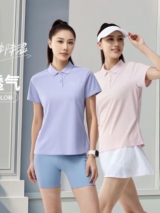 【吸湿排汗】polo衫女款夏季2025女t恤百搭短袖 #夏季穿搭 #休闲百搭 #运动穿搭 #polo衫 #夏季必备