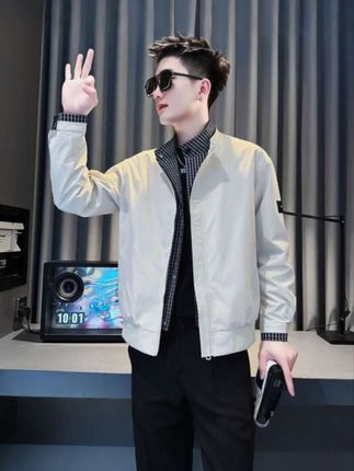 #男士外套 #夹克外套 #立领夹克 #男士夹克外套 #男装 @巨量千川