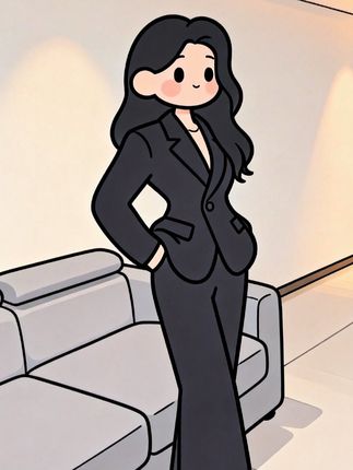 气质西装套装外套长款女韩系通勤高个子显瘦长袖时尚黑色#气质穿搭#西装套装#时尚穿搭#通勤穿搭#显瘦套装