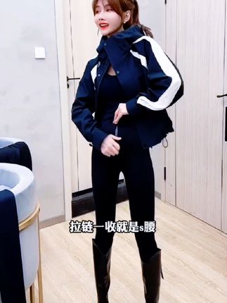 拉链款鲨鱼裤真心好穿!#鲨鱼裤 #显瘦穿搭 #强烈推荐 #收腹提臀 #百搭裤子