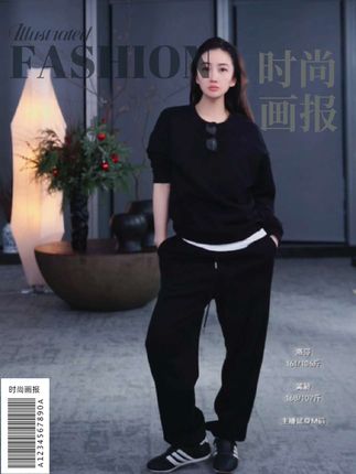 圆领卫衣/裤子/连帽卫衣 #女装 #秋冬穿搭 #显瘦穿搭 #ootd穿搭 #穿搭