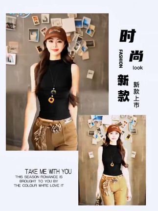 #穿搭 #谁穿谁好看 #百搭上衣 #夏季新款 #时髦穿搭