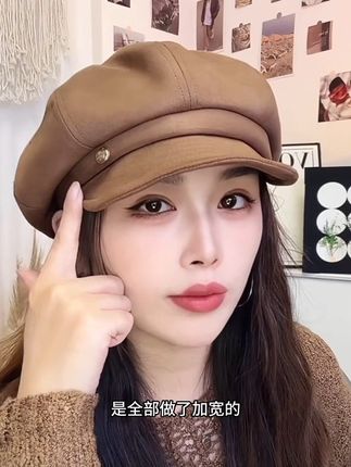 秋冬新款一帽多戴谁戴谁好看#秋冬新款#时尚百搭#一帽多戴#贝雷帽#帽子一戴谁都不爱
