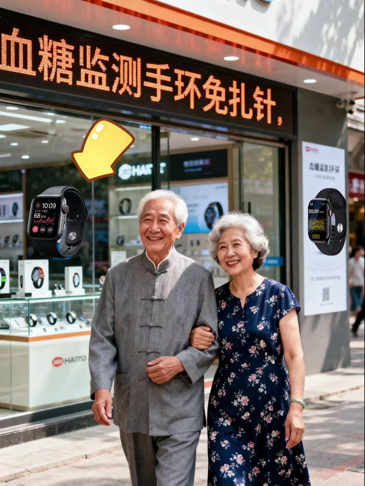 智能手表,免扎针测血糖,送父母敬孝心监护健康#智能手环 #健康 #抖音推广 #科技改变生活 #运动手表