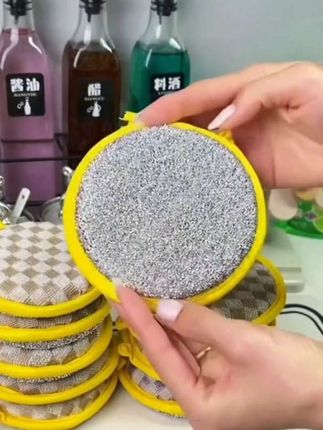 双面都能用的洗碗擦,一面洗碗一面洗锅,洗的干净又卫生#刷锅神器 #洗碗神器 #厨房好物