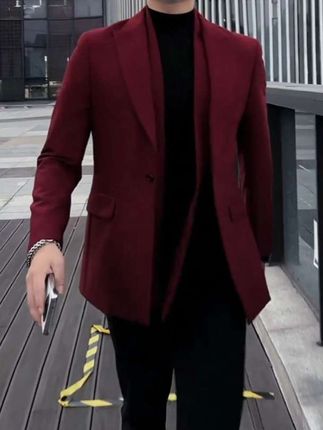 #男士西装 #戗驳领 #商务休闲西装 #秋冬穿搭 #西装