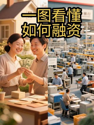 一图看懂如何融资 想要挣钱,就要学会离钱近! #揭秘#硬核知识局#爆款热卖中#好物推荐#好物推荐🔥 @DOU+小助手 #爆款热卖中