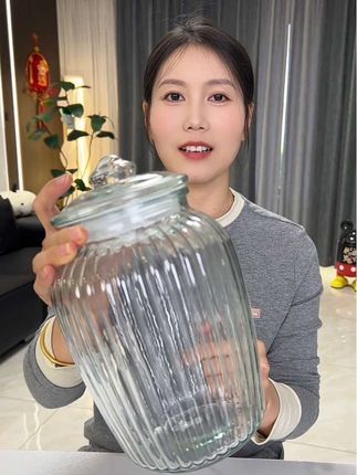 #玻璃密封罐#密封罐#储存罐 #五谷杂粮收纳 #泡菜坛子