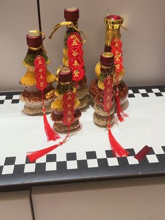 新家摆放(五谷丰登)寓意着新家物质丰裕,衣食无忧,事业丰收般硕果累累,五谷丰登福满门 #五谷丰登 #五谷丰登穗穗平安