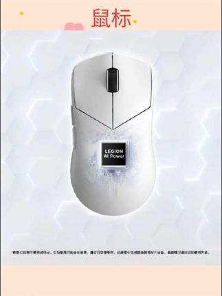 #鼠标 拯救者M6X Pro 8K电竞滑鼠无线蓝牙三模M6XS有线轻量游戏滑鼠3395#电脑用品