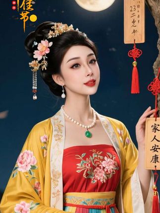 哈哈😃 我也来个古装,提前祝家人们双节快乐🙂