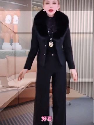 家人们,怎么样,你穿这衣服好看吧#时尚穿搭 #洋气上档次 #高级感穿搭 #毛领外套 #修身时尚穿搭