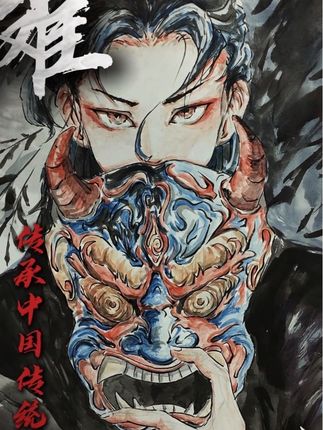 见傩者,百病消~#健戏变装血脉觉醒 #健戏 #傩戏传承 #百yong非遗计划#短剧傩戏