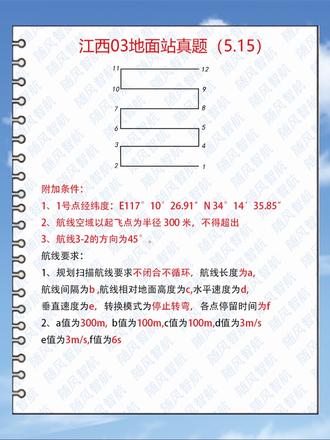 新型空域限制条件,你学会了吗?#地面站 #地面站考试 #地面站真题 #随风智航 #无人机执照