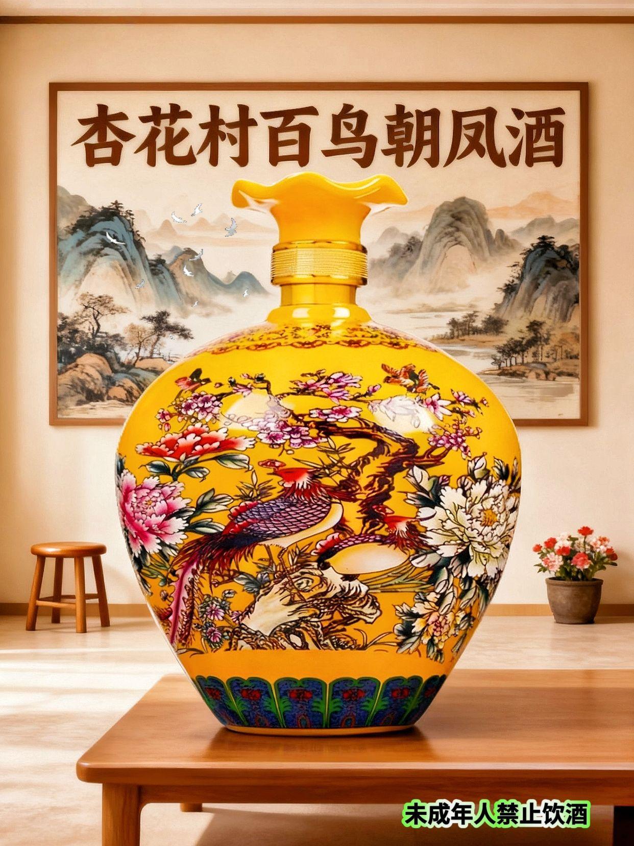 杏花村百鸟朝凤酒3斤大坛装。#白酒 #生活感悟 #传统文化 #快来一起尝个鲜 #好酒推荐