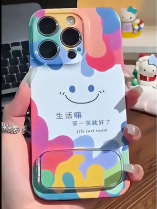 欧克里里微笑生活支架苹果16promax手机壳华为P70op #网红手机壳 #手机壳 #潮牌手机壳 #这个手机壳真的长在我心巴上了 #手机壳推荐