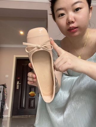 自带5公分内增高,小个子可冲~#女鞋分享 #时尚美鞋 #裸色单鞋 #裸色小单鞋 #玛丽珍女鞋
