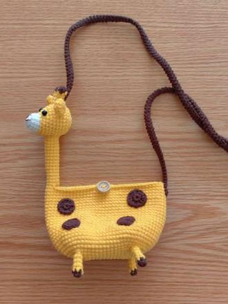 最近很火的长颈鹿包,钩织教程来啦(上)