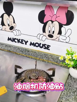 自从有了这个#防油贴纸 老公做饭都积极了,不仅图案好看,关键是好打理,油污一擦就干干净净,还防火耐高温,真是厨房救星#厨房油污好帮手 #油烟机防油纸 #厨房好物 #防油耐高温贴纸