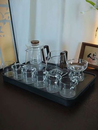 #上热门 家用茶具泡茶专用茶杯透明耐热高档简约茶具器具茶具茶壶茶具 #玻璃茶具 #泡茶壶 #泡茶杯 #高档茶具 @DOU+上热门 @DOU+小助手