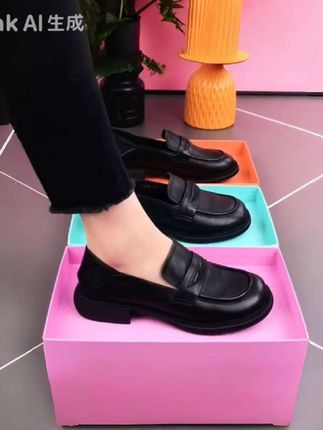 #春夏软底小皮鞋 #时尚穿搭