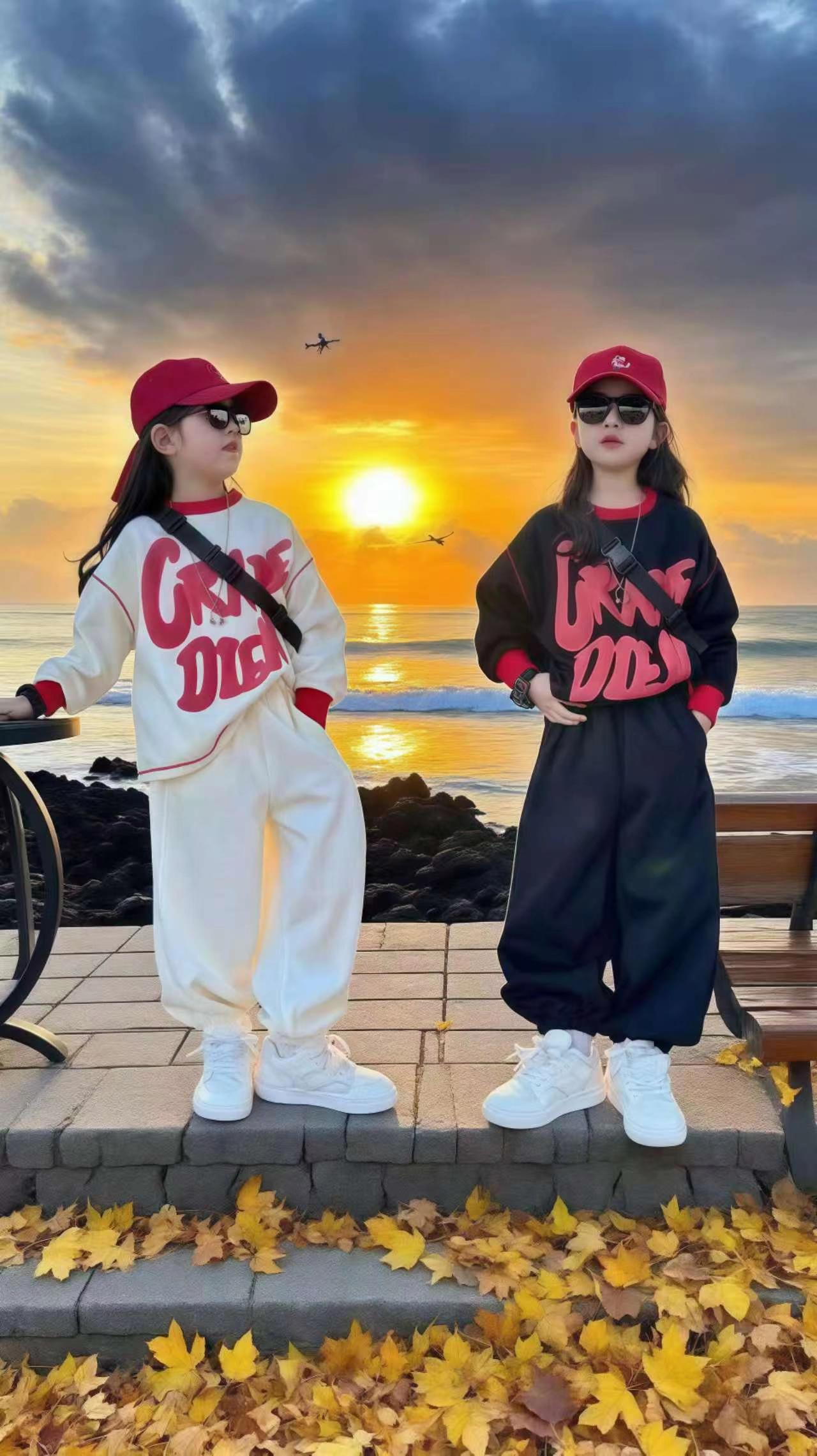 #早秋穿搭公式来了 女童休闲风宽松卫衣套装春秋款2025新款洋气男女童运动女童秋装#高品质童装#我要上热门#秋冬穿搭#潮童必备@抖加🔥上热门🔥dou+🔥热点宝